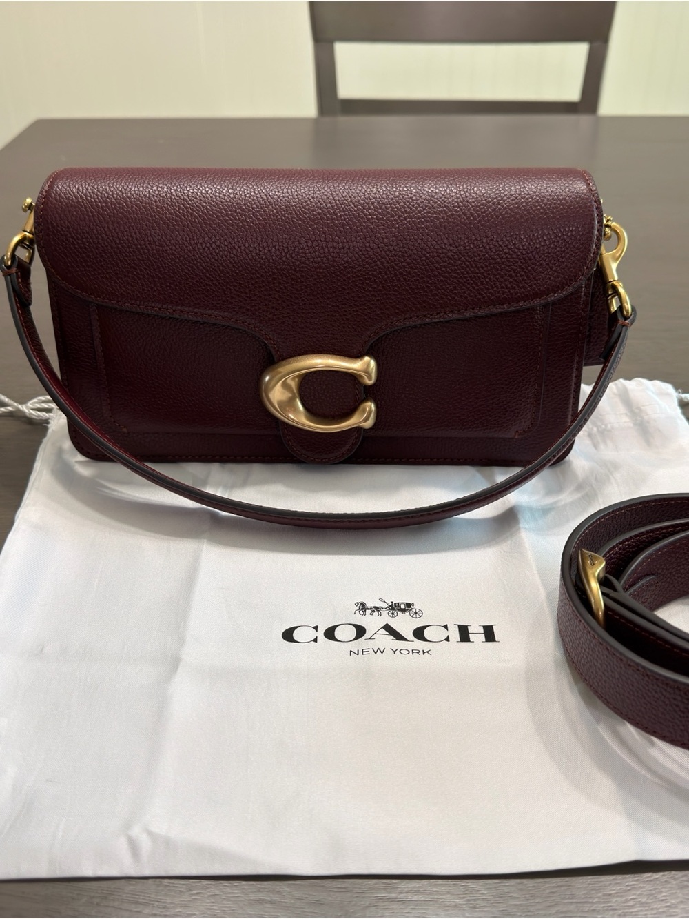 NWOT Coach Tabby 26 in Merlot
